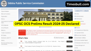 OPSC OCS Prelims Result 2024-25 Declared! 781 Women Clear Exam, Check Full List at opsc.gov.in