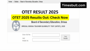 OTET 2025 Results Out! 72,413 Candidates Pass – Check Scorecard & Digital Certificate Details”