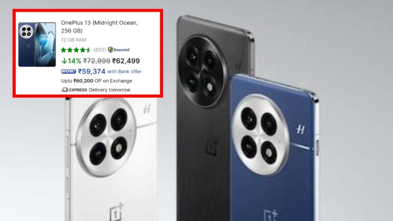 OnePlus 13 with 6000mAh Battery Gets Cheaper Ahead of OnePlus 15; Save Rs 10,000.