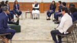 PM Modi with India women’s team