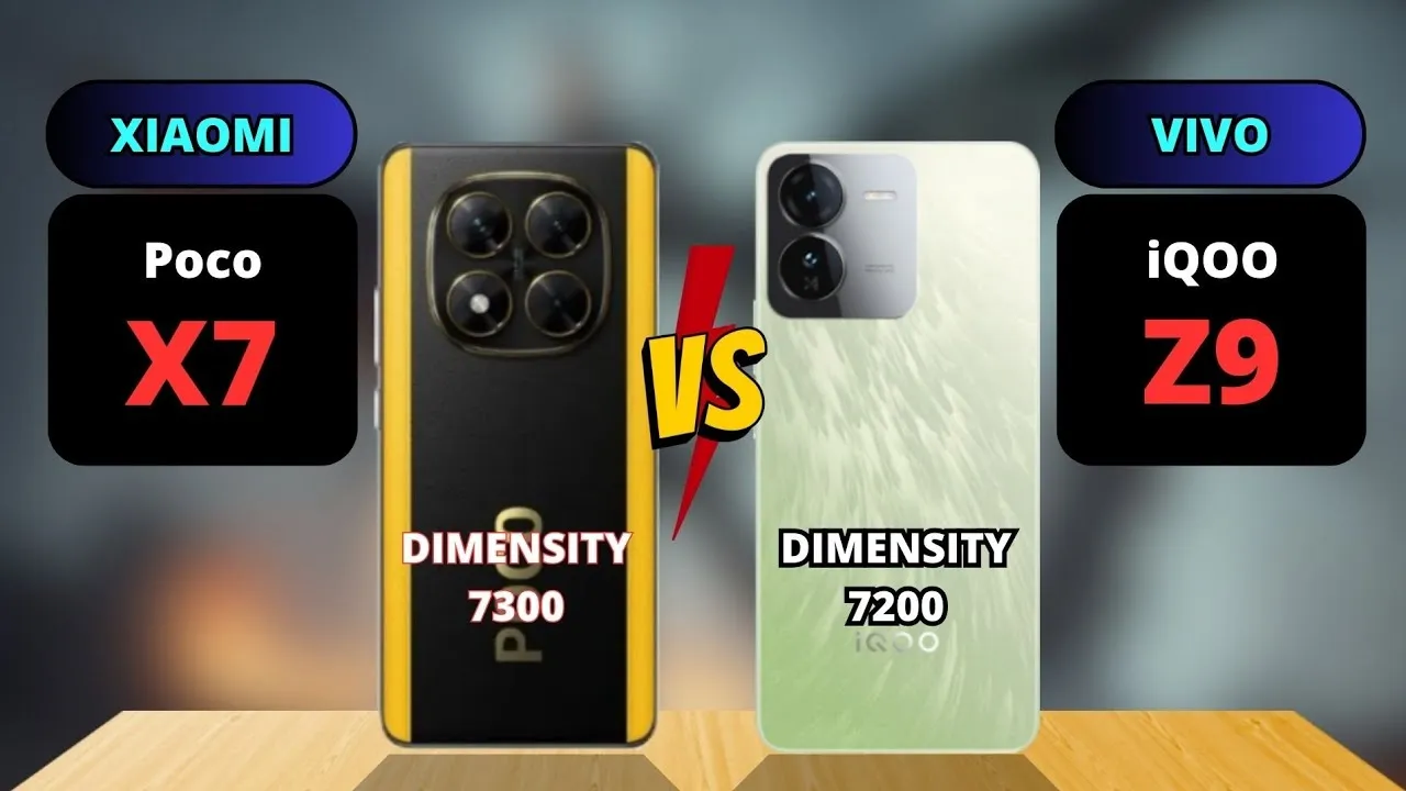 POCO X7 Pro vs iQOO Z9 Turbo