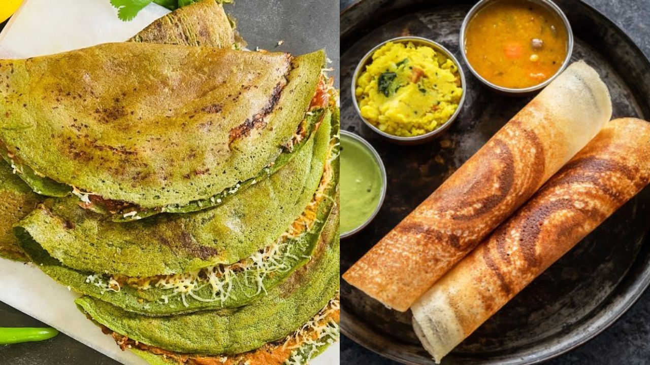 Palak Paneer Dosa Recipe: