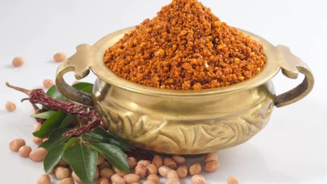 Peanut Garlic Chutney Pudi
