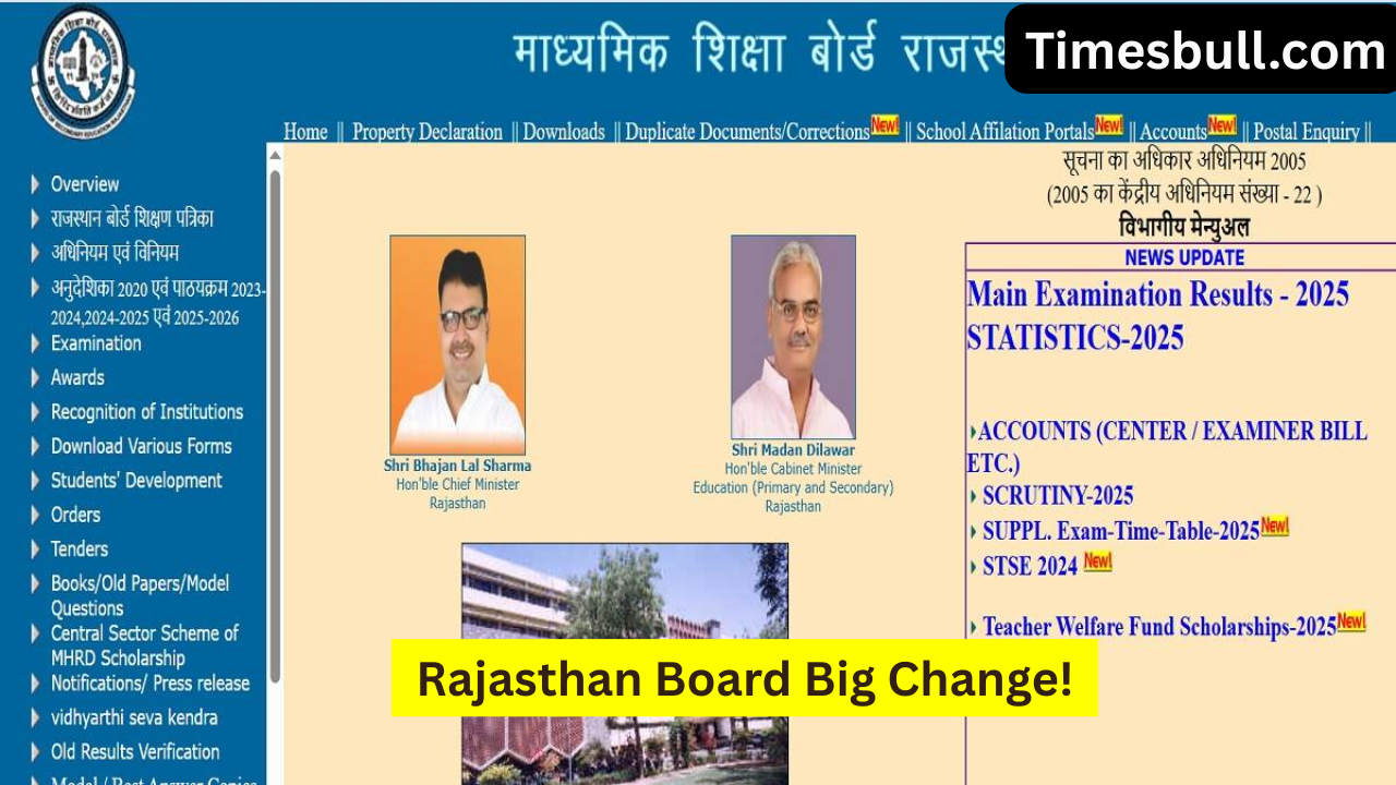 RBSE 2026 Update: Class