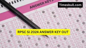 RPSC SI 2024 Answer Key Out: File Objections Fast, Only 3 Days Left!