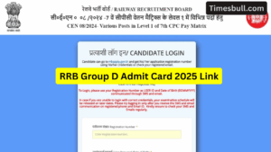 RRB Group D Admit Card 2025 Link- Railway Group D Admit Card released on rrbcdg.gov.in, download now direct link here