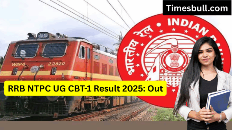 RRB NTPC UG Result 2025 Live – Check Cut-Off & Scorecard Details at rrbcdg.gov.in!