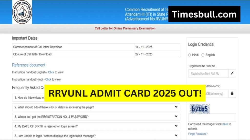 RRVUNL Admit Card 2025 Out (3)