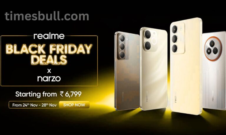 Realme Black Friday Sale 2025- huge discounts on GT and Narzo Series. View All Deals