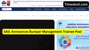 Govt Jobs: SAIL Announces Bumper Management Trainee Post – Check Eligibility, Salary & How to Apply Online