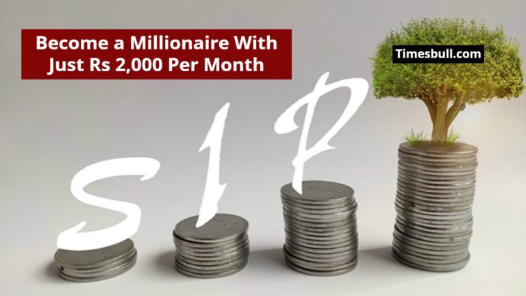Become a Millionaire With Just Rs 2,000 Per Month, Know The Complete SIP Plan
