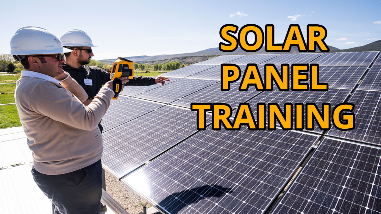 Solar panel training is