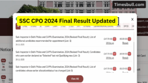 SSC CPO 2024 Final Result Updated- Check Who Got Added, Who Got Removed and What Changed