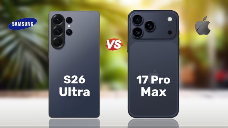 Samsung Galaxy S26 vs iPhone 17 – Flagship Battle with Design, Performance, and Camera