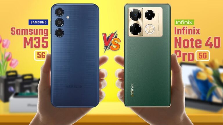 Samsung M35 vs Infinix Note 40 Pro: Specs, Price & Features Compared