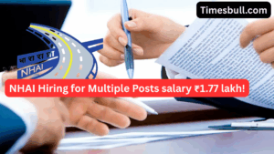 Sarkari Naukri 2025: NHAI Hiring for Multiple Posts, salary ₹1.77 lakh, Apply at nhai.gov.in!