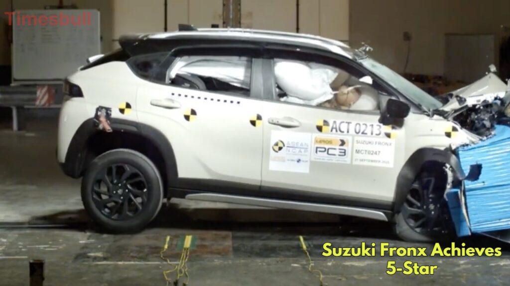Suzuki Fronx Scores 5-Star ASEAN NCAP Safety Rating — Sets New Benchmark in Compact SUV Segment