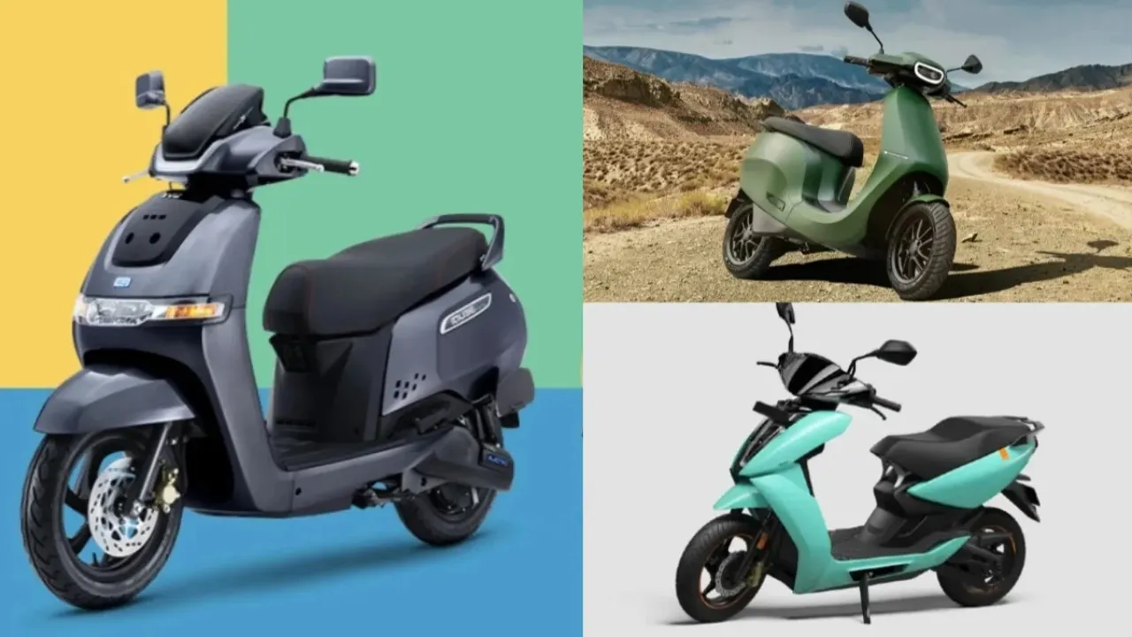 TVS iQube Vs Ather 450X Vs OLA S1 Pro