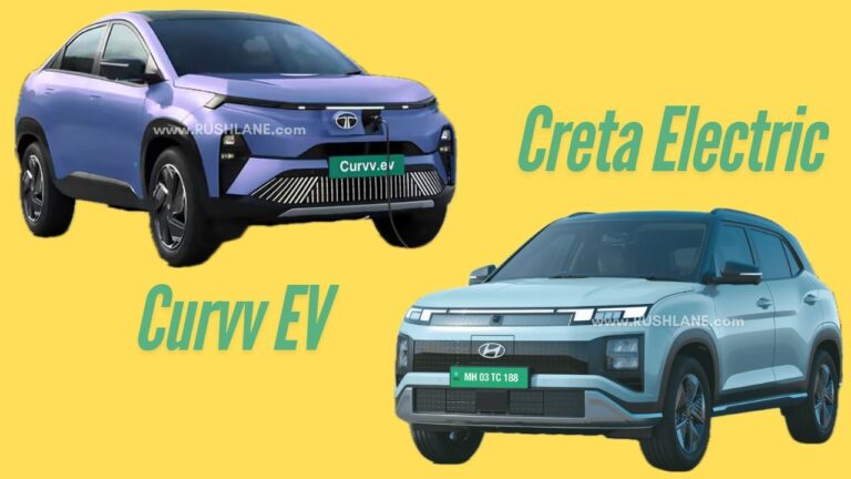Tata Curvv EV Vs Hyundai Creta EV : The Battle of Electric SUVs in 2025