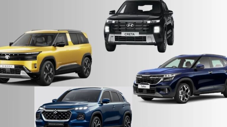 Tata Sierra vs Creta vs Seltos vs Grand Vitara: Full Comparison 2025