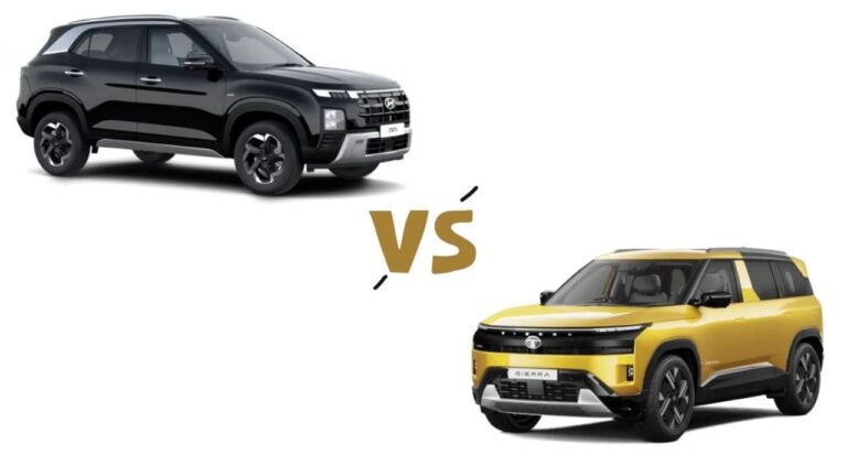 Tata Sierra vs Hyundai Creta – Who is the real SUV King