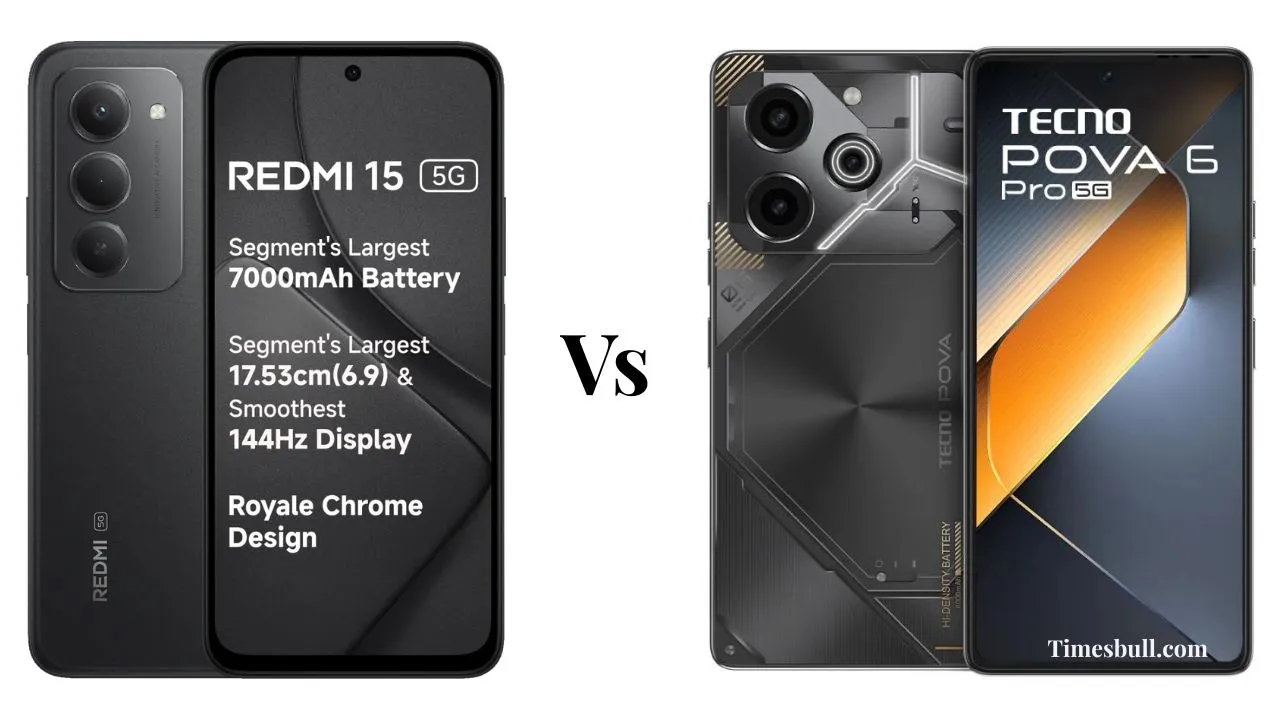 Tecno Pova 6 Pro Vs Redmi 15 5g