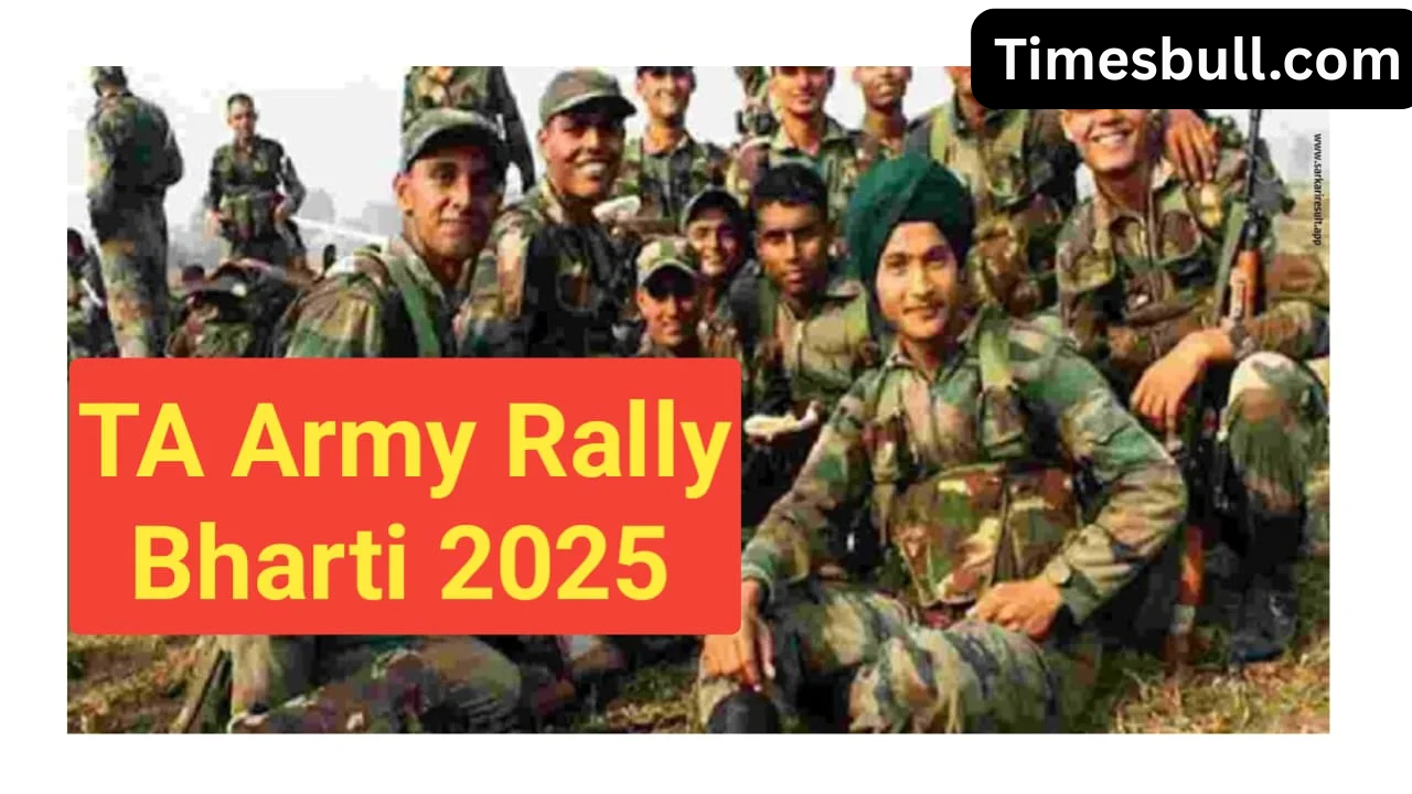Territorial Army Rally 2025 Out For 1,500+ Posts (1)