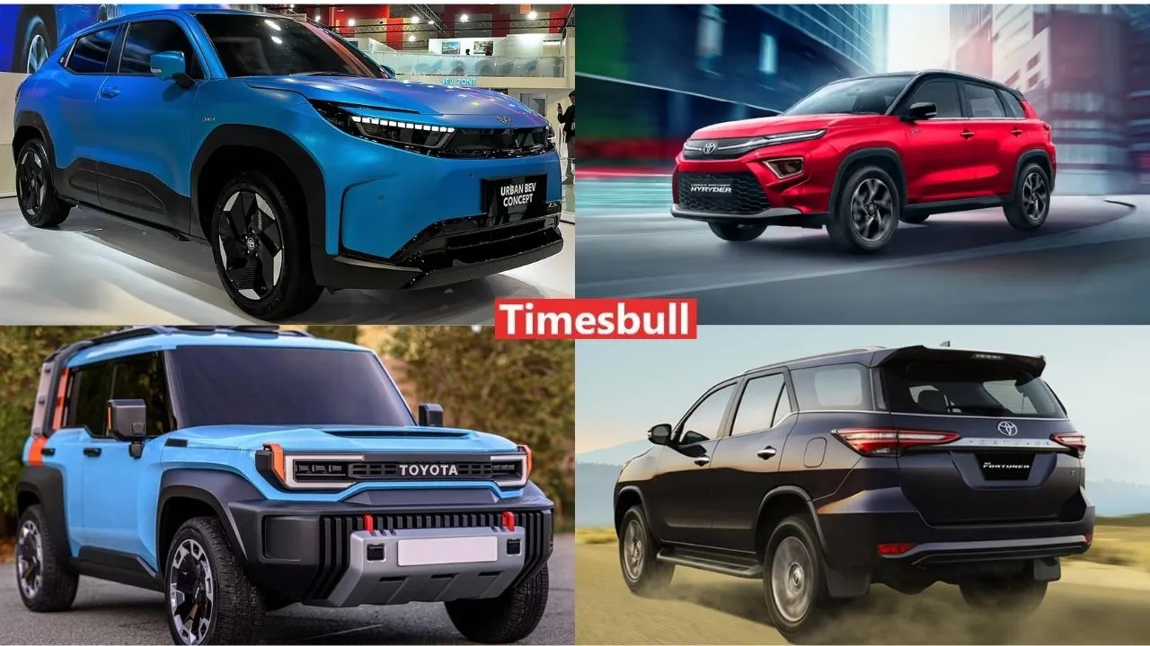Toyota's 4 New Suv Lineup In India