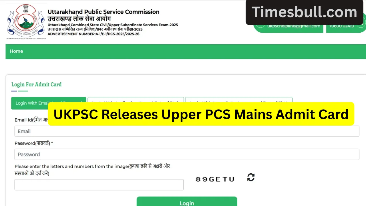 Ukpsc Releases Upper Pcs Mains Admit Card (2)