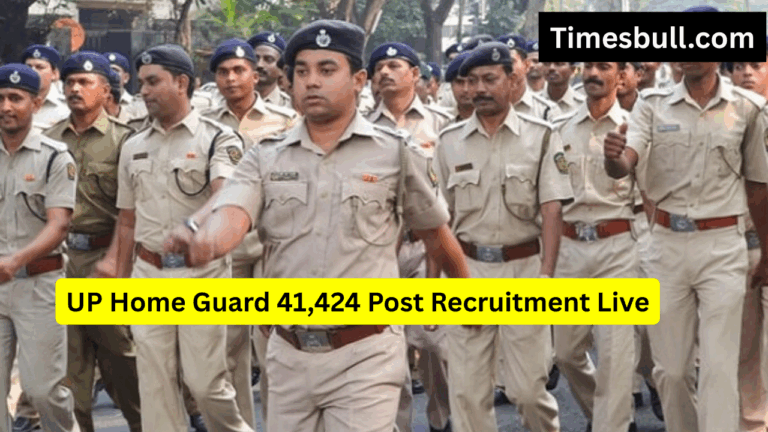UP Home Guard 41,424 Post Recruitment Live- Eligibility, Age Limit & Full Process Inside!