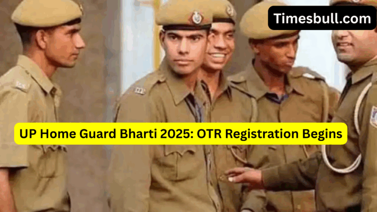 UP Home Guard Recruitment 2025: OTR Registration Begins for 45,000 Posts – Apply Now at uppbpb.gov.in