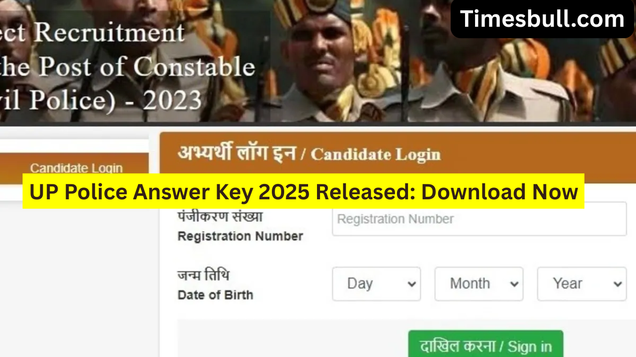UP Police Answer Key