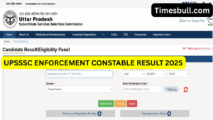 UPSSSC Enforcement Constable Result 2025 Released! Here, download and see scorecard