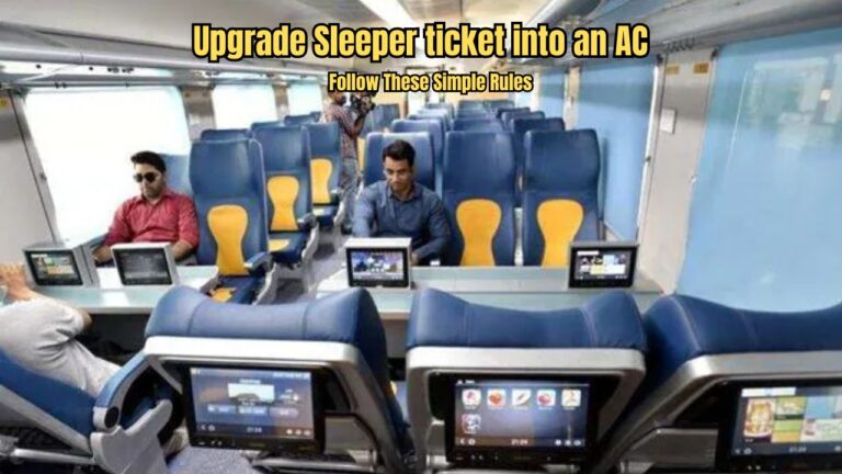 Travel in AC coach with a sleeper ticket! Know this special IRCTC Trick