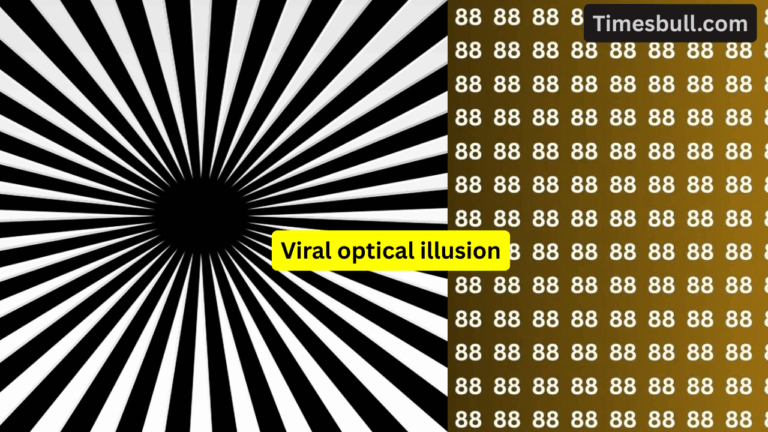 Viral Optical Illusion: Can You Spot the Hidden ‘98’ Among Dozens of 88s in Just 5 Seconds?