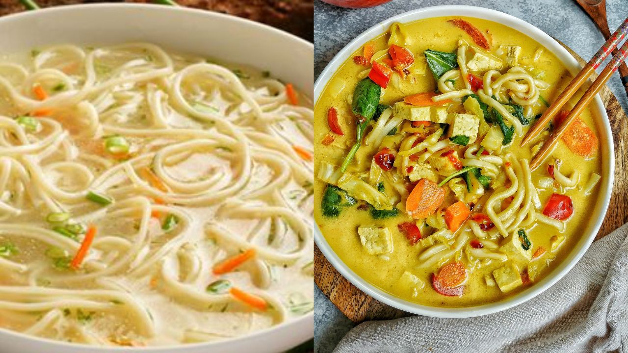 Make Hot Veg Noodle Soup...