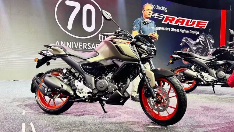 New Yamaha FZ-Rave launched – Get Powerful Looks and Excellent Features at Just ₹1.17 Lakh