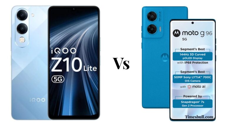 Motorola G96 vs iQOO Z10 Lite: Flagship Features at Mid-Range Prices