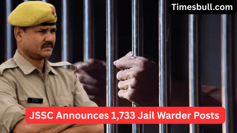 JSSC Announces 1,733 Jail Warder Posts