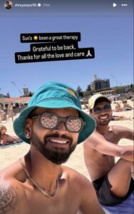 Shreyas Iyer Instagram 