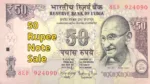 50 Rupee Note Sale
