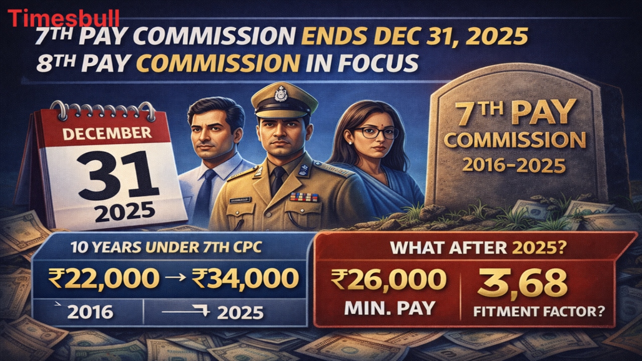 7th Pay Commission Ends in...
