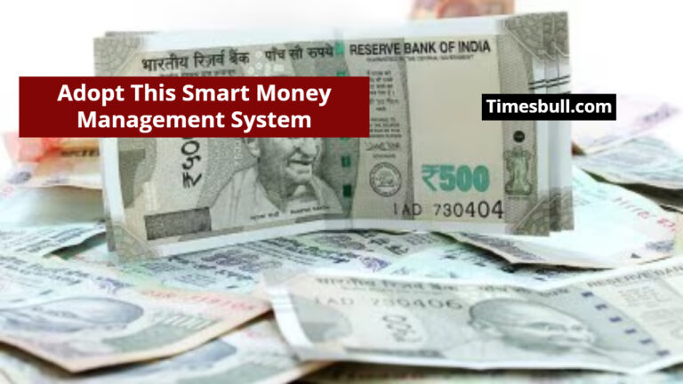 Adopt This Smart Money Management System