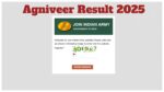 Agniveer Result 2025