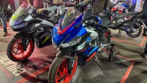 Aprilia RS 457 New Colours 2026 – New variant showcased at India Bike Week 2025