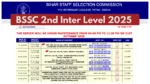 BSSC 2nd Inter Level 2025