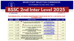 BSSC 2nd Inter Level 2025: 12th Pass Recruitment Apply at onlinebssc.com