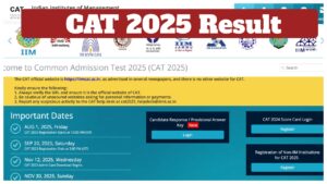 CAT Result 2025 – Expected This Week, How to Download IIM Scorecard at iimcat.ac.in