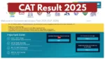 CAT Result 2025