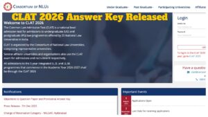 CLAT 2026 Answer Key Released – Direct Download Link at consortiumofnlus.ac.in